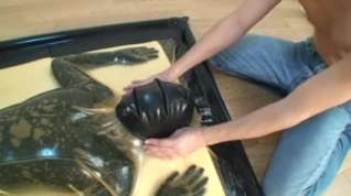 Online film 21 Latex Catsuit Doll Vacbed Breathplay