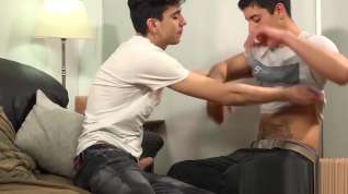 Online film Young twink roughly barebacked by his lover and cummed on