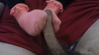 Online film Foot Job Sock Job Cum on Feet