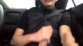 Online film STRAIGH Will (9in) AND Sam Short (8in) WANK in the CAR! - RISKY - NAUGHTY