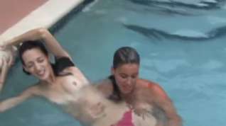 Online film Lola Meagan tickle in pool