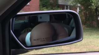 Online film Black slut sucking dick in car. View of ass.