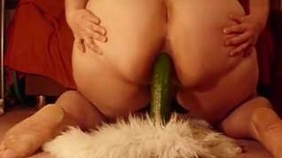 Online film Huge cucumber inside huge ass mom Sally