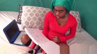 Online film Ebony Step Daughter Sucking Dick Doing Home Work Blowjob