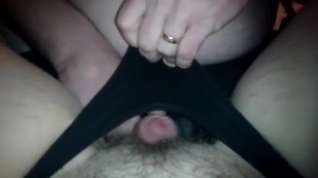 Online film I wank while in her knickers and she loved it watch me cum on her