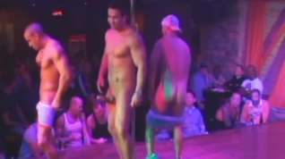 Online film Super hung male stripper with hard on