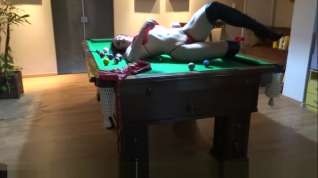 Online film Striptease at the billiard table - Hot brazilian striper hot ass