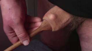 Online film Wooden spoon foreskin with 7 ball bearings