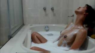 Online film Cute Young Teen Bathing, teasing and relaxing