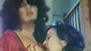 Online film Brunette in Black Leather Jacket Lesbian Sex