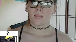 Online film Trans Teen V Plays with Herself on Cam