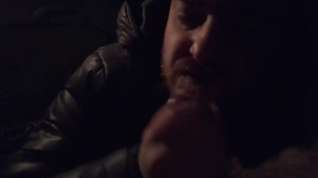 Online film Sucking a sweet guy in his car.