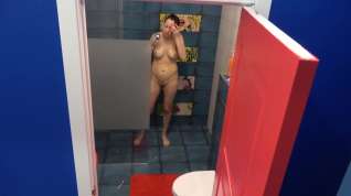 Online film MILF in the shower hidden spy cam