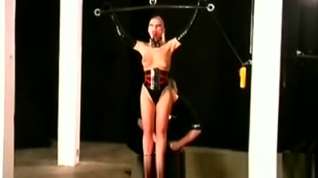 Online film Busty Blondie Tied And Submitted In A Pervs Dark Dungeon
