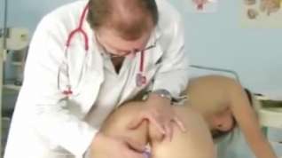 Online film Misa, young teen in anal gyno exam