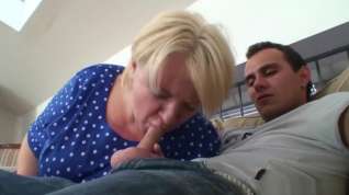 Online film He helps blonde granny