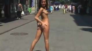 Online film Walking The Streets Nude Showing Her Hot Body