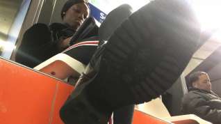 Online film Under a cute ebony chick's boot