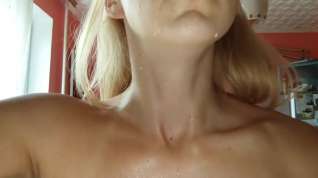 Online film Female Neck Drinking