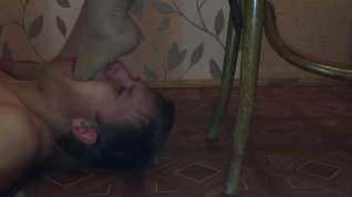 Online film Brutal Russian nylon foot gagging
