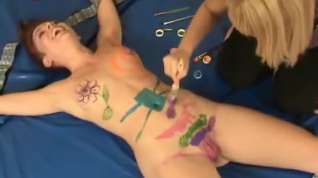 Online film Body Paint Tickling 3
