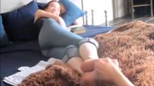 Online film Redhead soles tickling