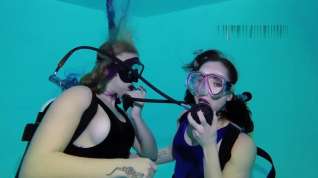 Online film Scuba buddys underwater