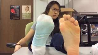 Online film Sexy young feet