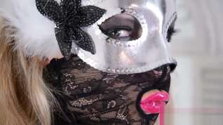 Online film Masked footjob in high heels