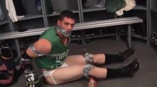 Online film SUG Lacrosse player tape bound and gagged