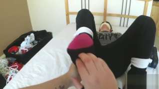 Online film Max tied and tickled