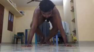 Online film mayanmandev basic workout video clip in hot temperature