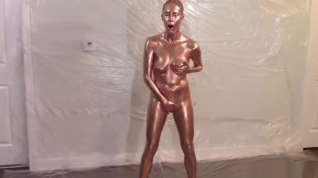 Online film Copper Penny Statue Transformation
