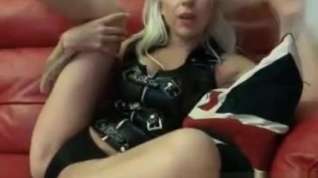 Online film Blonde Babe Massage Big-tits On Webcam