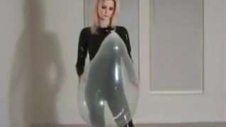 Online film Emily Addison - Catsuit Popping