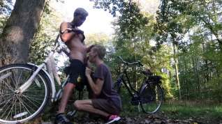 Online film Blowjob In the Forest After A Bike Ride