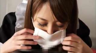 Online film BEAUTIFUL JAPANESE MAID WITH SURGICAL MASK 2