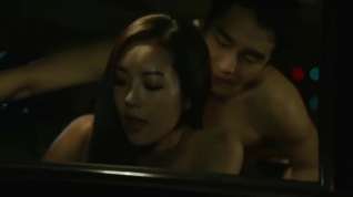Online film korean couple having rough sex in the car