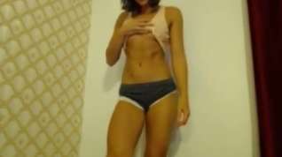 Online film Fit girl flexing complilation