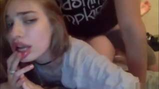 Online film Hot full lips blonde fucked hard on live webcam