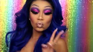 Online film sexy ebony drag makeup