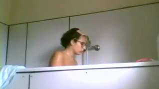 Online film Spycam girl in shower