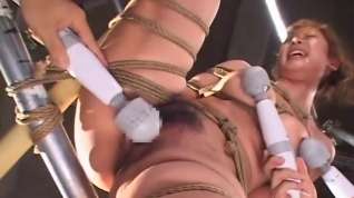 Online film Delicious Asian gal has her pussy stimulated during bondage