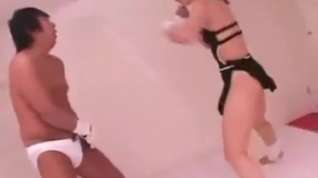 Online film Asian Karate Girl beating victim guy
