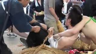 Online film Japanese Buddies are Force Stripped Naked in Public
