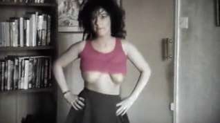 Online film TAKE ME I'M YOURS - vintage 80's jiggling tits dance strip
