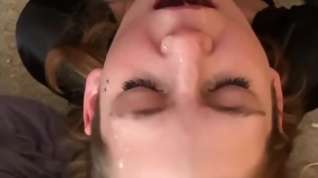 Online film Daddy giving me a facial then washing me off with his piss