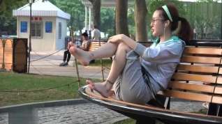 Online film chinese foot 赤足者 88-精品素足玩出长椅花样的极致