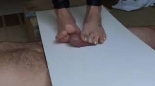 Online film Footjob by Mistress Grazi with Amazing Feet