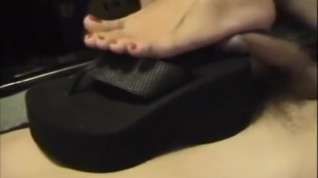 Online film black sandals cock crush